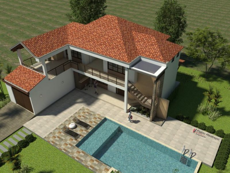 Diseño casa campestre horizonte, venta de planos en linea