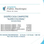 Descripción del proyecto, Diseño casa campestre el alero colonial