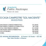 Descripción del proyecto, Diseño casa campestre sol naciente