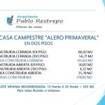 Descripción del proyecto, Diseño casa campestre alero primaveral