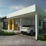 Render fachada 3, Diseño casa campestre villa celeste