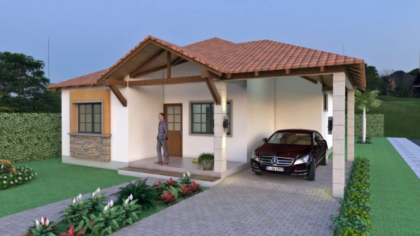 Render 1, Diseño casa campestre el edén