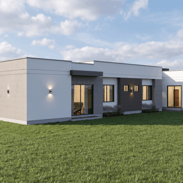 Render exterior 2, Diseño casa campestre valle verde