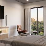 Diseño casa campestre valle verde Render interior habitación, Diseño casa campestre valle verde