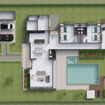 Diseño casa campestre valle verde Render planta, Diseño casa campestre valle verde