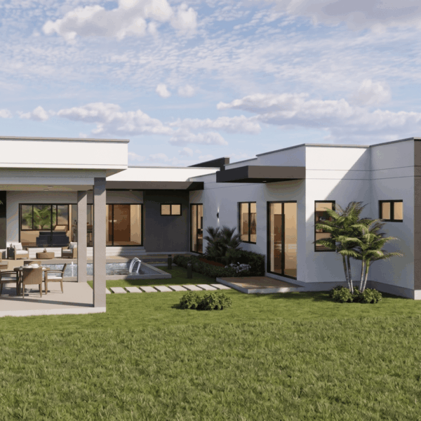 Render exterior 1, Diseño casa campestre valle verde
