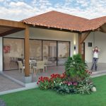 Render exterior fachada, Diseño casa campestre villas del caney