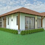 Render exterior 2, Diseño casa campestre villas del caney