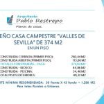 Descripción del Diseño casa campestre valles de sevilla