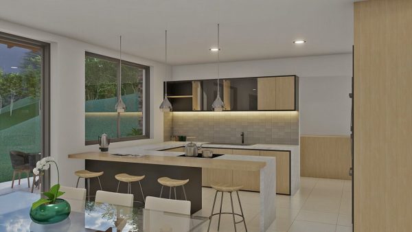 Render interior 2, Diseño casa campestre Altos de Aragón