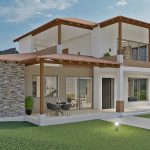 Render exterior 2, Diseño casa campestre Altos de Aragón