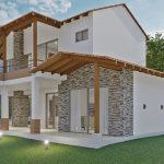 Render exterior 3, Diseño casa campestre Altos de Aragón