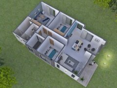 Diseño casa campestre Esmeralda