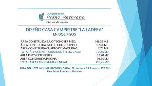 Descripción del proyecto_ Diseño casa campestre La Ladera