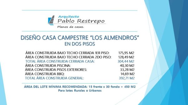 Descripción del proyecto_ Diseño casa campestre Los Almendros