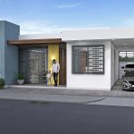 Diseño casa moderna Los Rosales Render exterior 3_ Diseño casa moderna Los Rosales