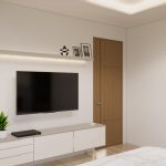 Render interior habitación principal segundo piso 2_ Diseño casa campestre Álamos
