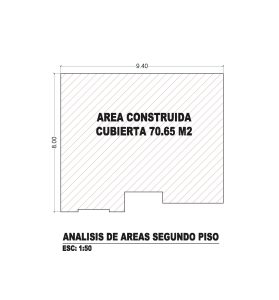 Esquema de áreas primer piso_ Diseño casa campestre Álamos
