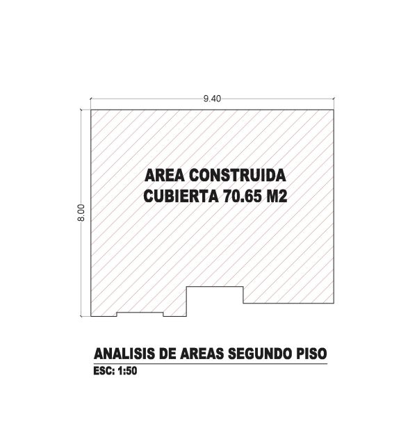 Esquema de áreas primer piso_ Diseño casa campestre Álamos