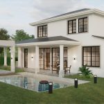 Render exterior 6_ Diseño casa campestre Álamos