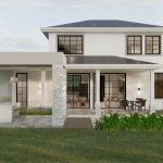 Render exterior 7_ Diseño casa campestre Álamos