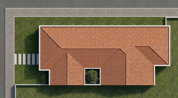 Render exterior 4_ Diseño casa pequeña El Oasis